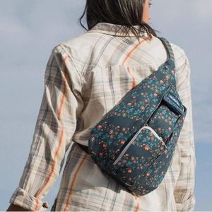 Kavu Wild Poppy Original Rope Bag